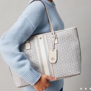 Tory Burch Gemini Link Canvas Tote